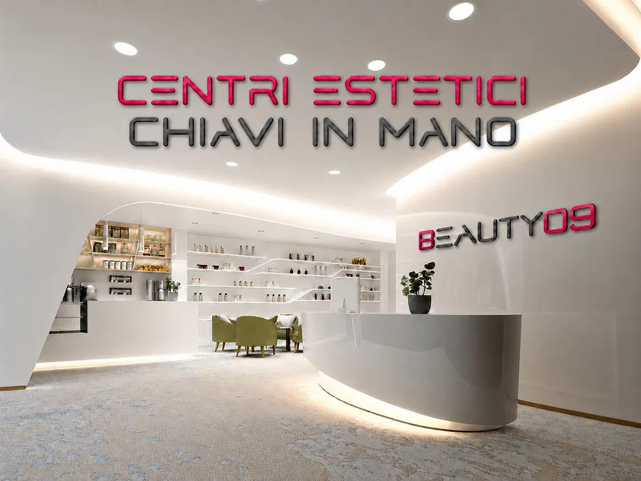 Centri estetici chiavi in mano Beauty09: reception di un centro moderno