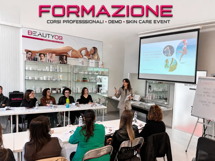 Formazione Beauty09: corso professionale nella sala corsi
